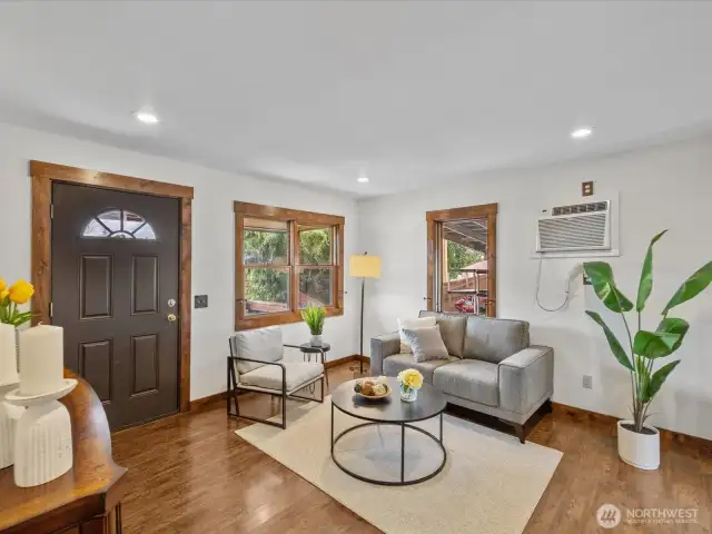 Cozy Living Room lots of Natural Light