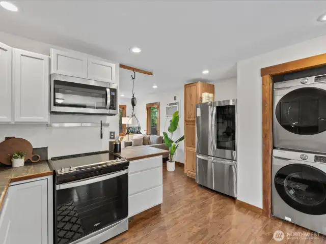 Convenient Kitchen with with All New Appliances