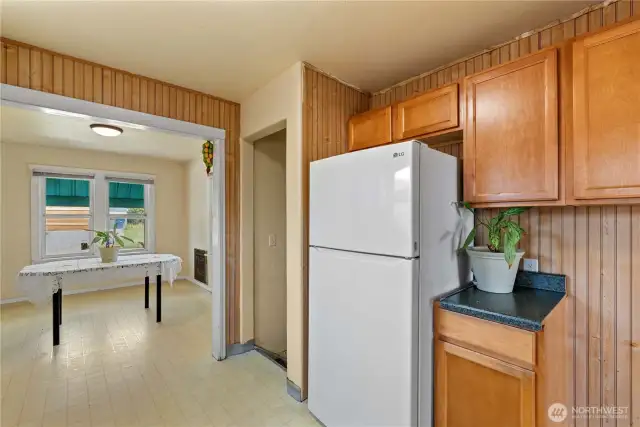 Kitchen with lots of natural light