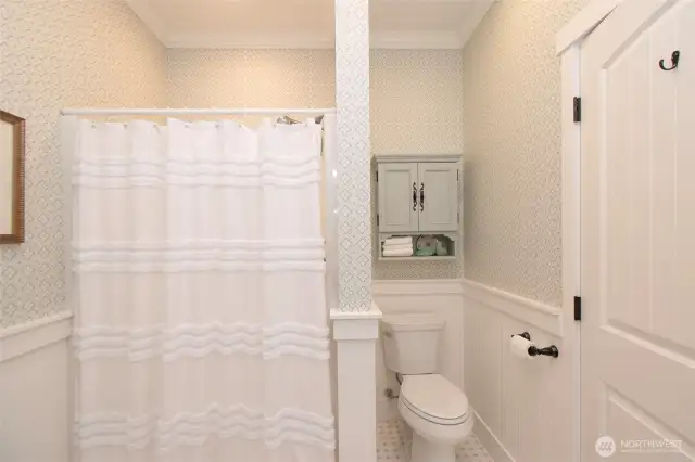 Primary bathroom with shower
