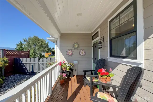 Deck off main home