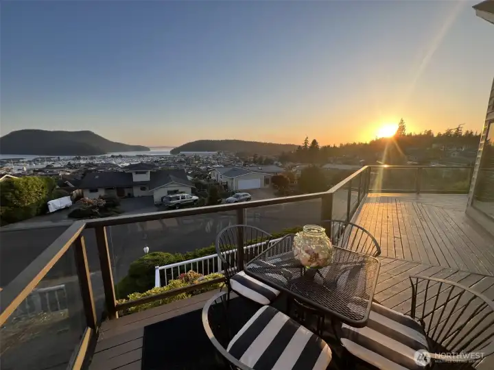Sunset views await