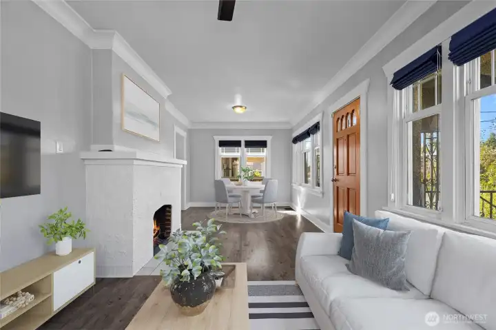 Photo is virtually staged!