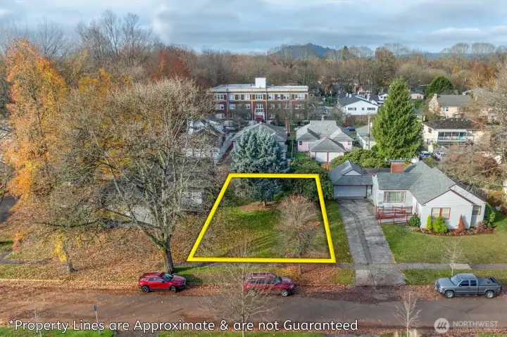 Overhead view from Street