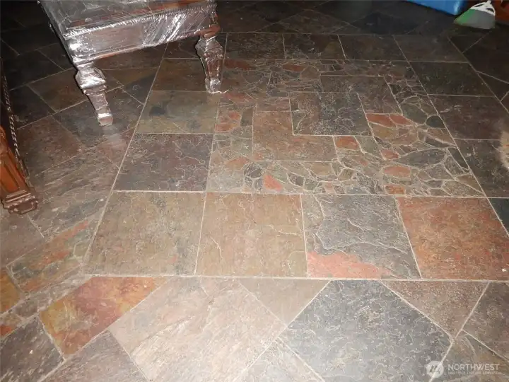 Slate floor design
