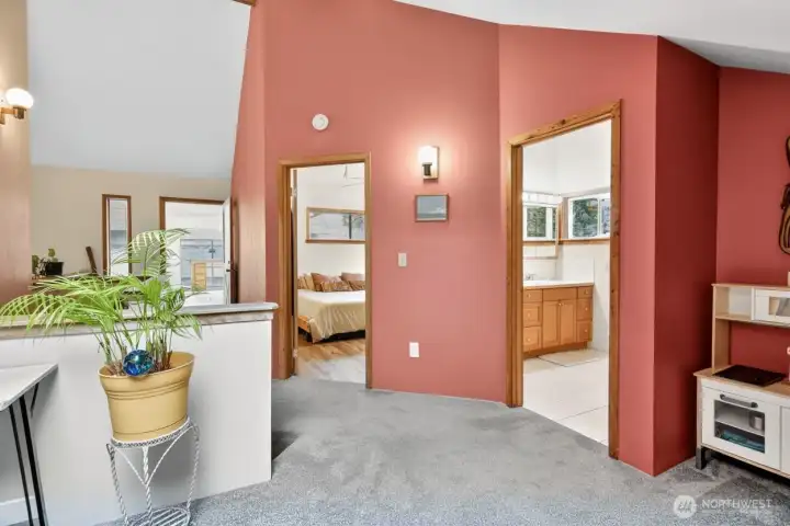 Upstairs Loft Dedicated to Primary Suite