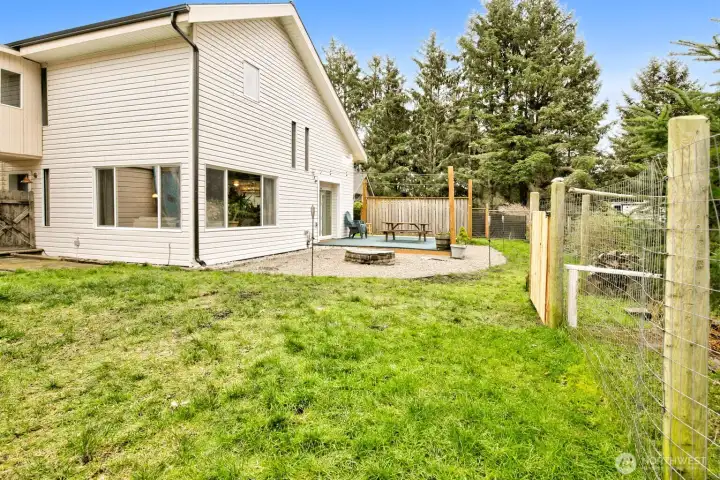 Fully Fenced Backyard