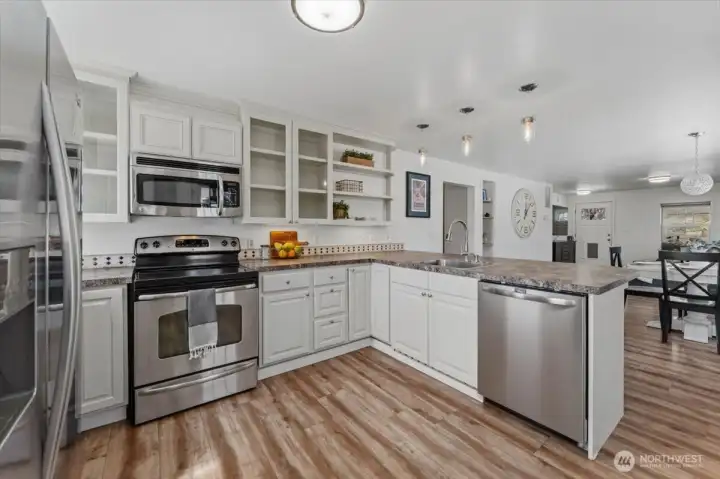 Spacious Kitchen with Plenty of Cabinetry