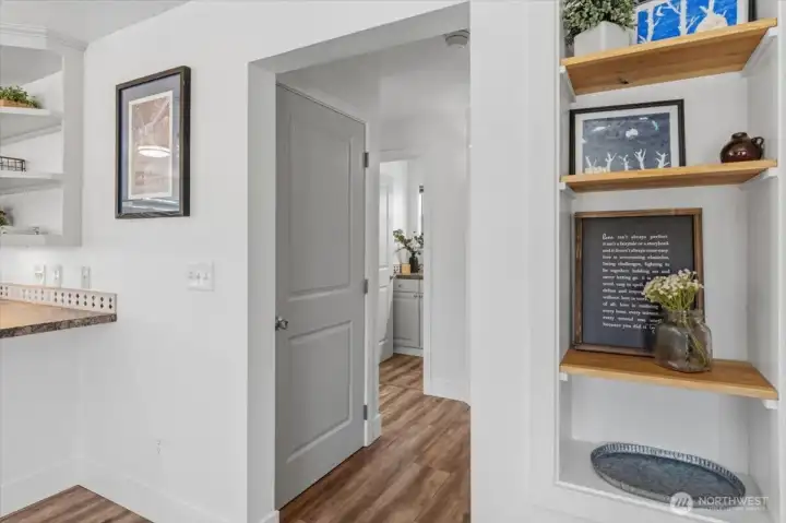 Hallway to the 2 Main Floor Bedrooms