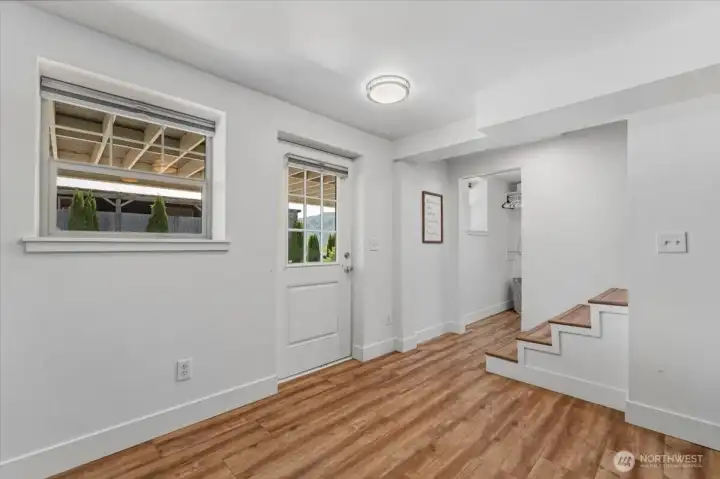 Separate Entrance at Lower Level