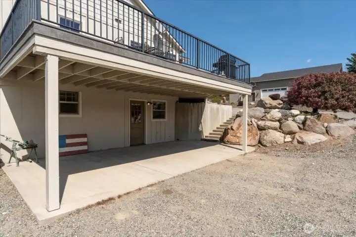 Patio Area Under Deck