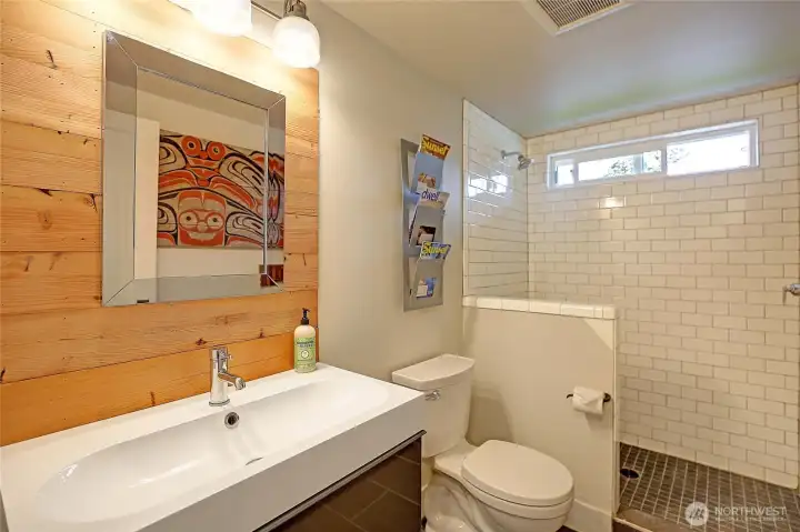 Second bathroom with heated floors