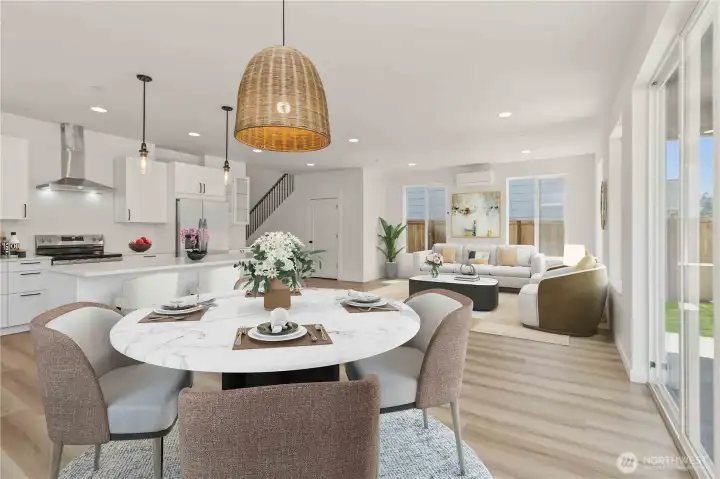 Main living area virtually staged Main living area virtually staged