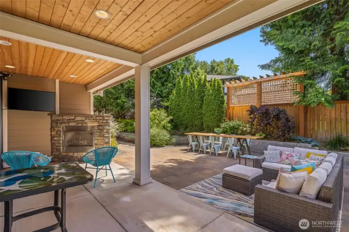 Private and secluded patio