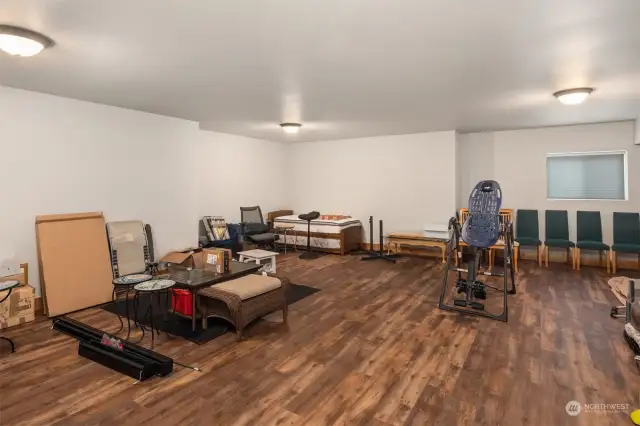 YES, even more possibilities with the expansive space, ideal for a theater room or exercise room. There is tons of storage in this home as well.
