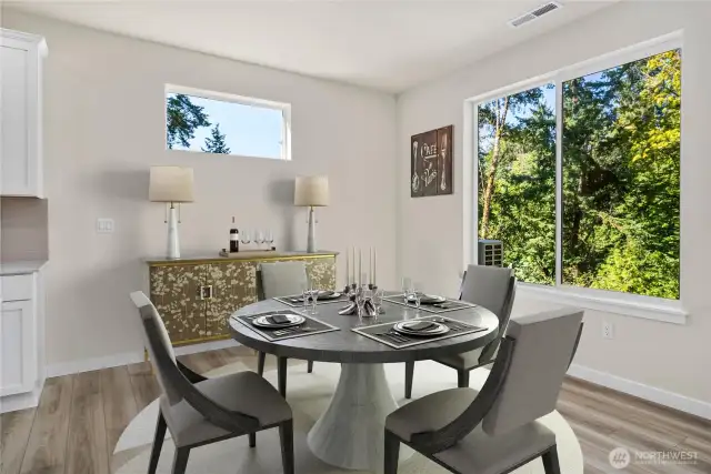 Virtual staging of Dining Area
