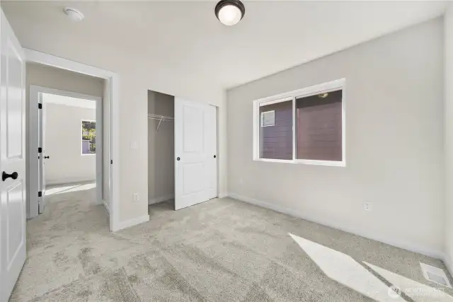 Secondary bedroom (two + Primary)