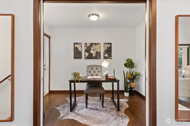 Upstairs Den with Access to Front House Deck.