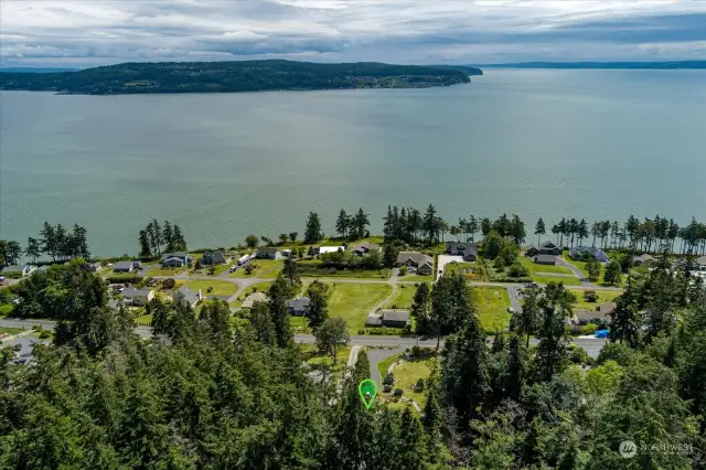 View of home and view from high above.