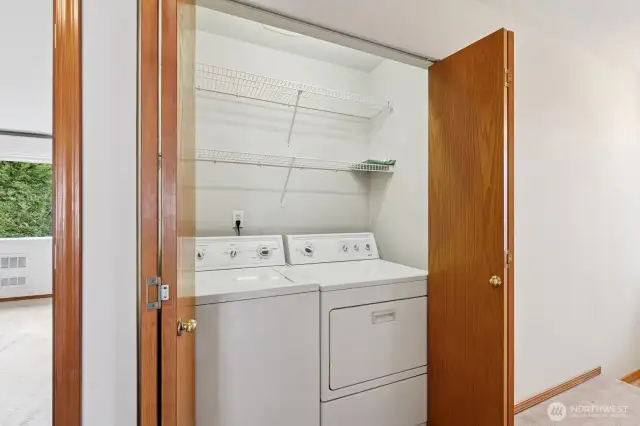 Upstairs laundry