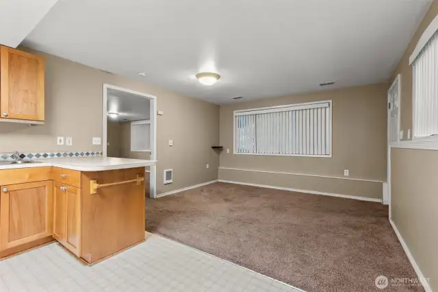 basement dining room