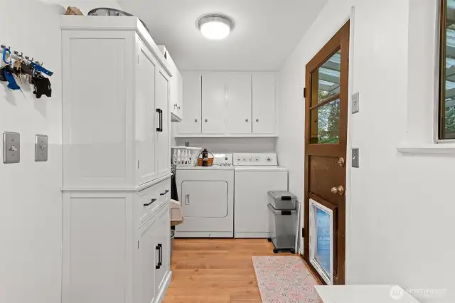 laundry off of kitchen