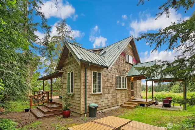 1,152sqft cabin is lovely and quaint.