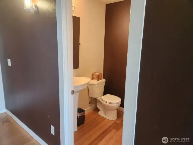Powder room on main floor