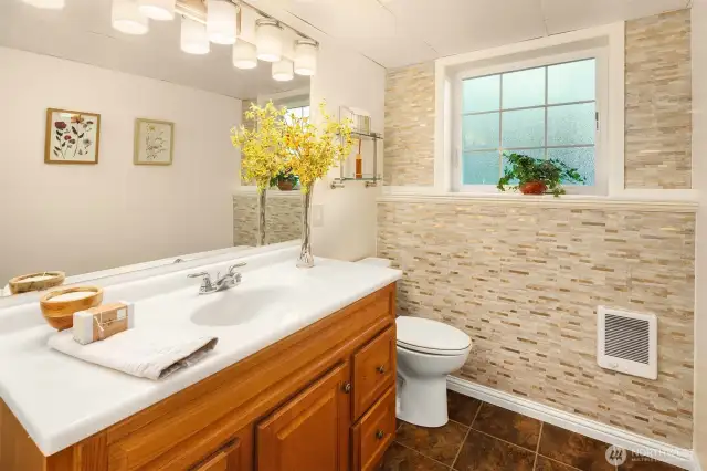 En-suite bath.