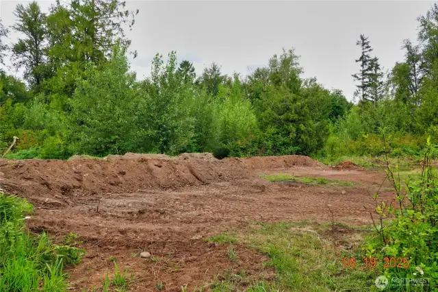 cleared for homesite