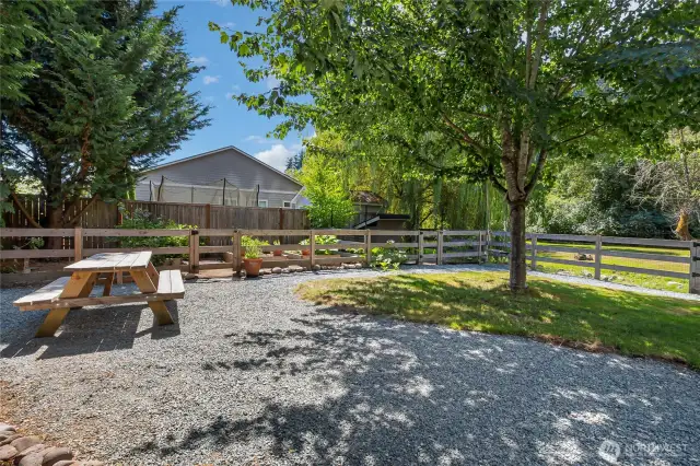 Park-like private back yard
