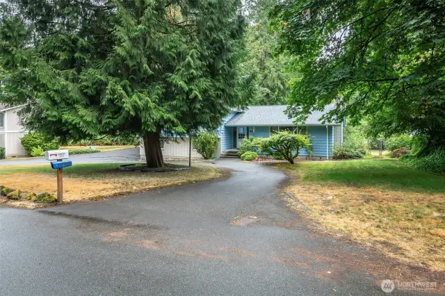 Circular driveway!