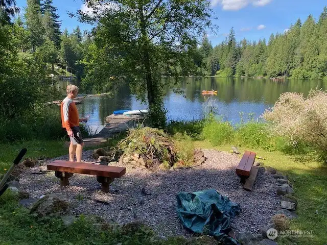 Down by the firepit