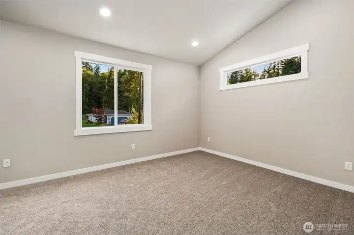 Spacious primary bedroom retreat...