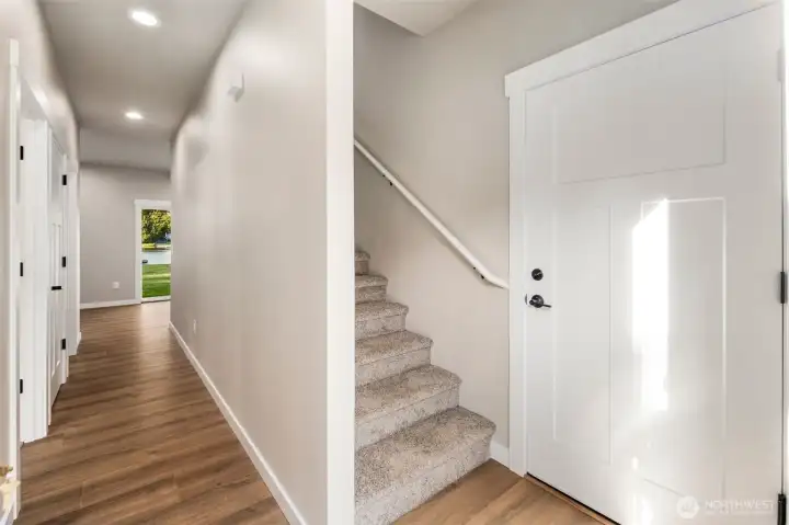 Downstairs...