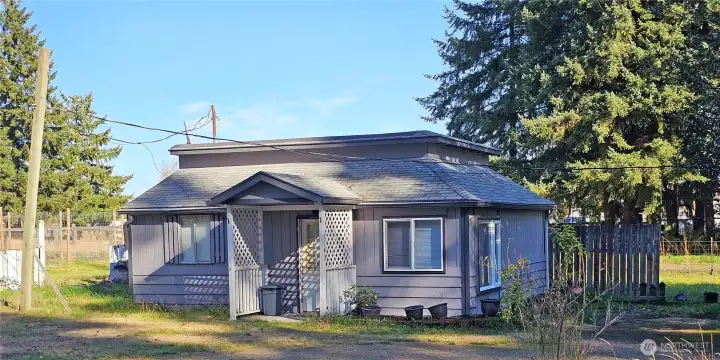 Cabin was likely constructed originally as a workshop. Not legally permitted as a residence but has been rented for years.