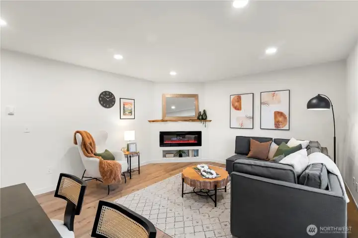 Large second living space.