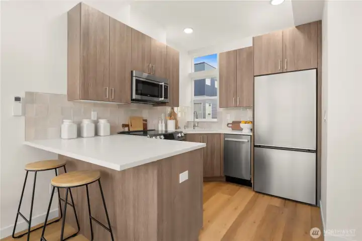 Photos shown are of a similar property.