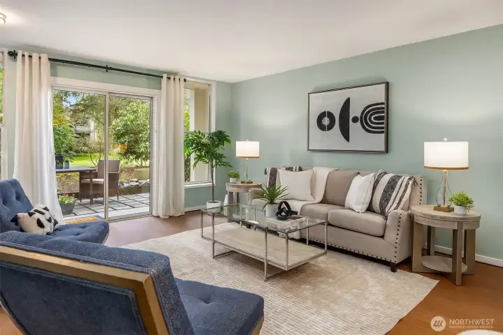 Floor to Ceiling Windows in the Living Room