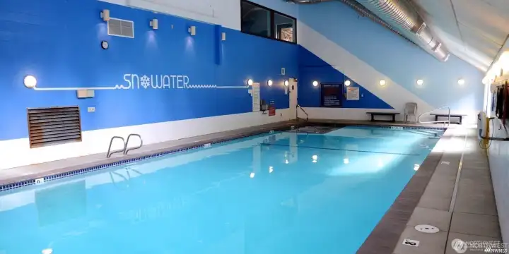 Rec Building pool and hot tub.