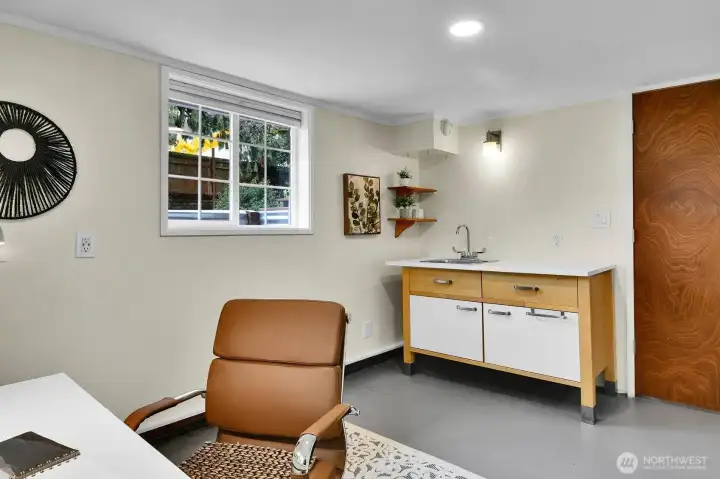 Finished room in basement 2