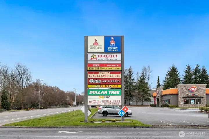 Shopping and restaurants just a few blocks away.  And there's so much more near by.