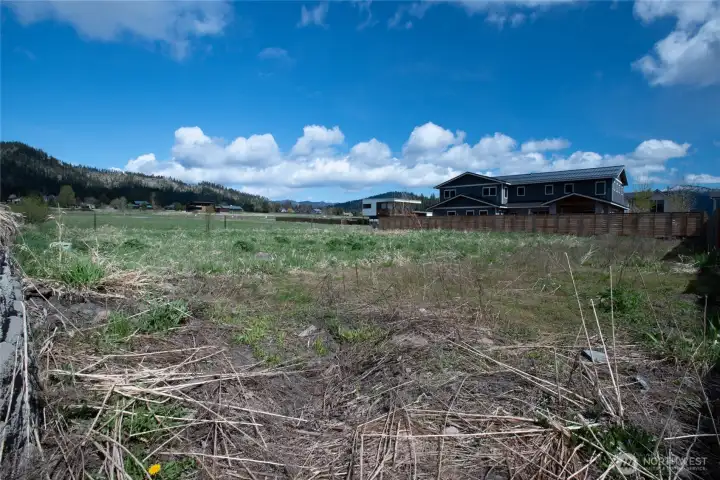 View as you look northeast