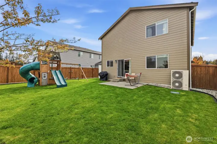 Beautifully maintained backyard