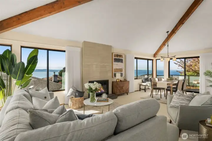 Open floor on main level