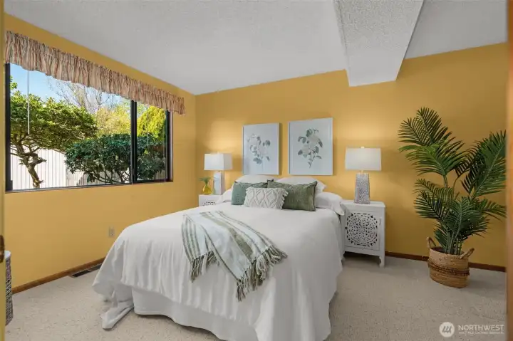 Second large bedroom on lower level