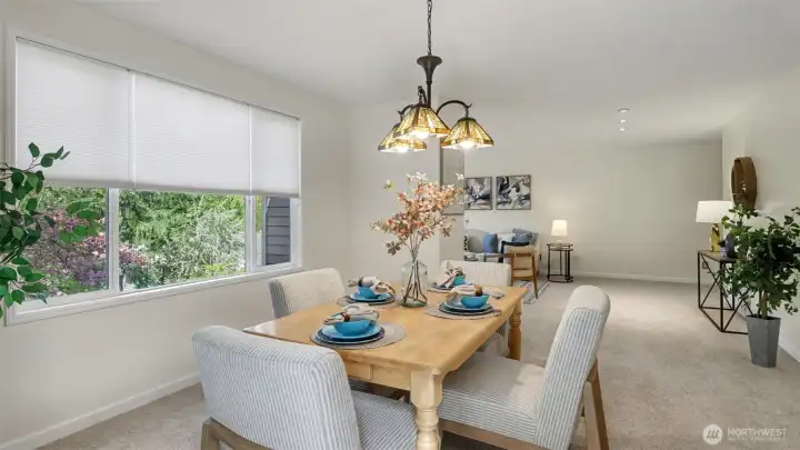 Large dining area with territorial views.