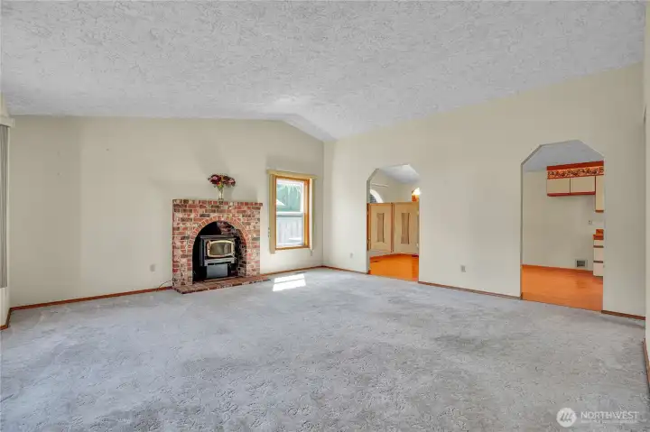 Vaulted Living Room