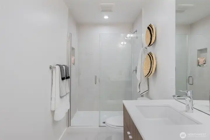 Primary bathroom.