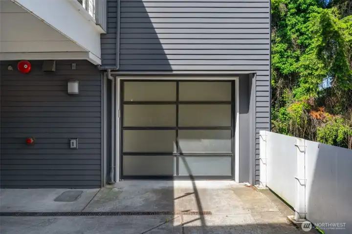 New garage door.